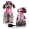 Dog Vest Harness w/ Hat Pet Costume Dress For Small Dog Puppy  Pink- M