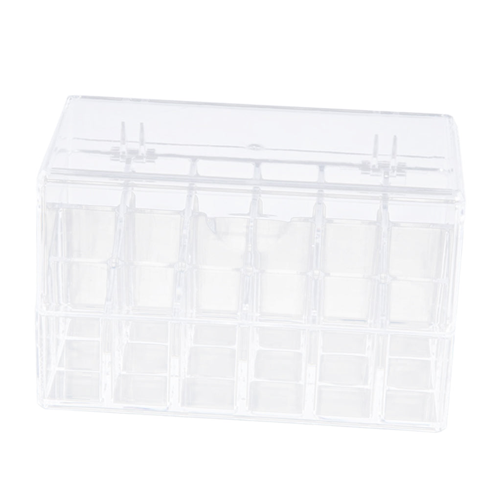 Lipstick Holder 18 Slots Spaces Clear Acrylic Lipstick Organizer Stand