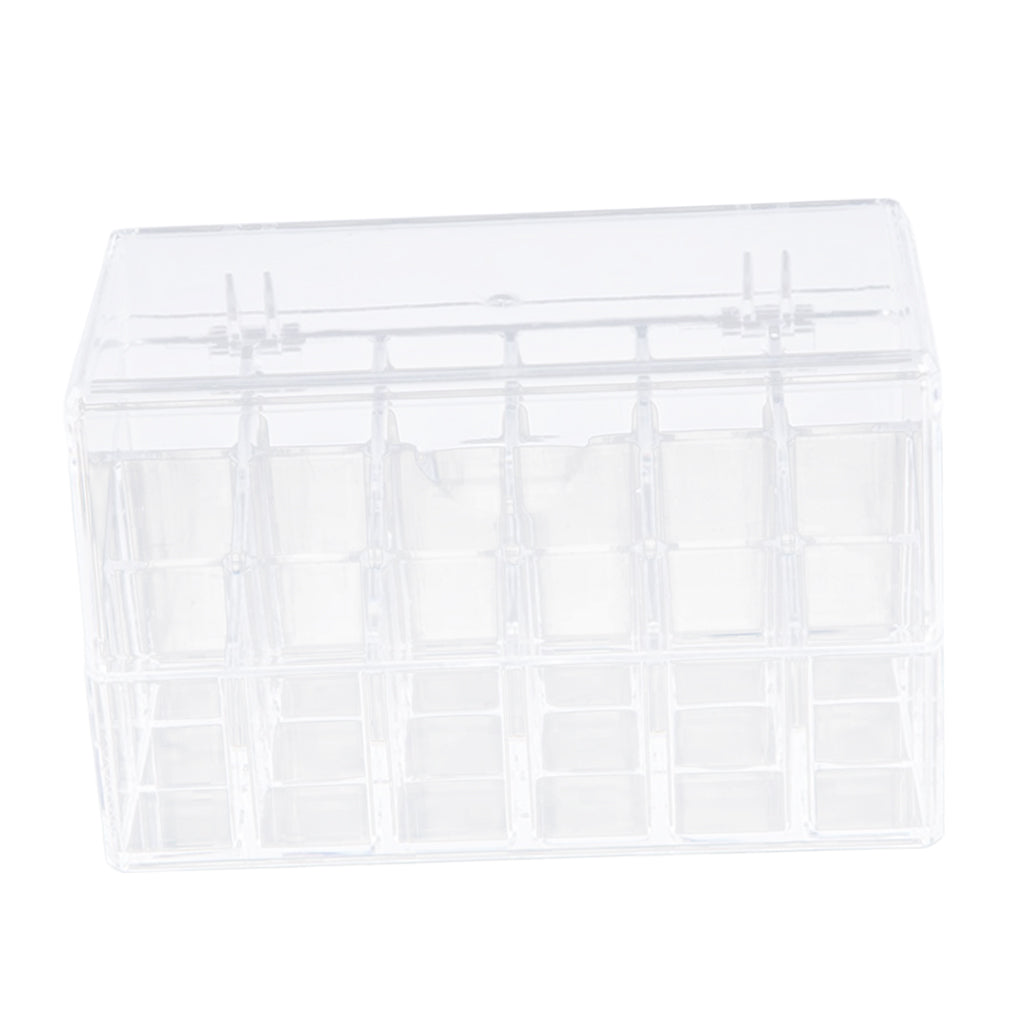 Lipstick Holder 18 Slots Spaces Clear Acrylic Lipstick Organizer Stand