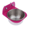 Pet Bird Parrot Water Food Feeder Feeding Food Cup For Small to Large Bird L