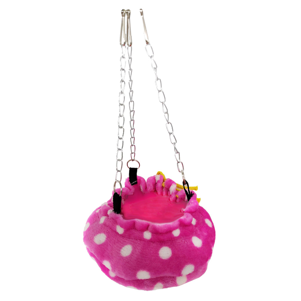 Soft Small Animal Hamster Cage Hanging Hammock For Small Pet Mice Rat Pink