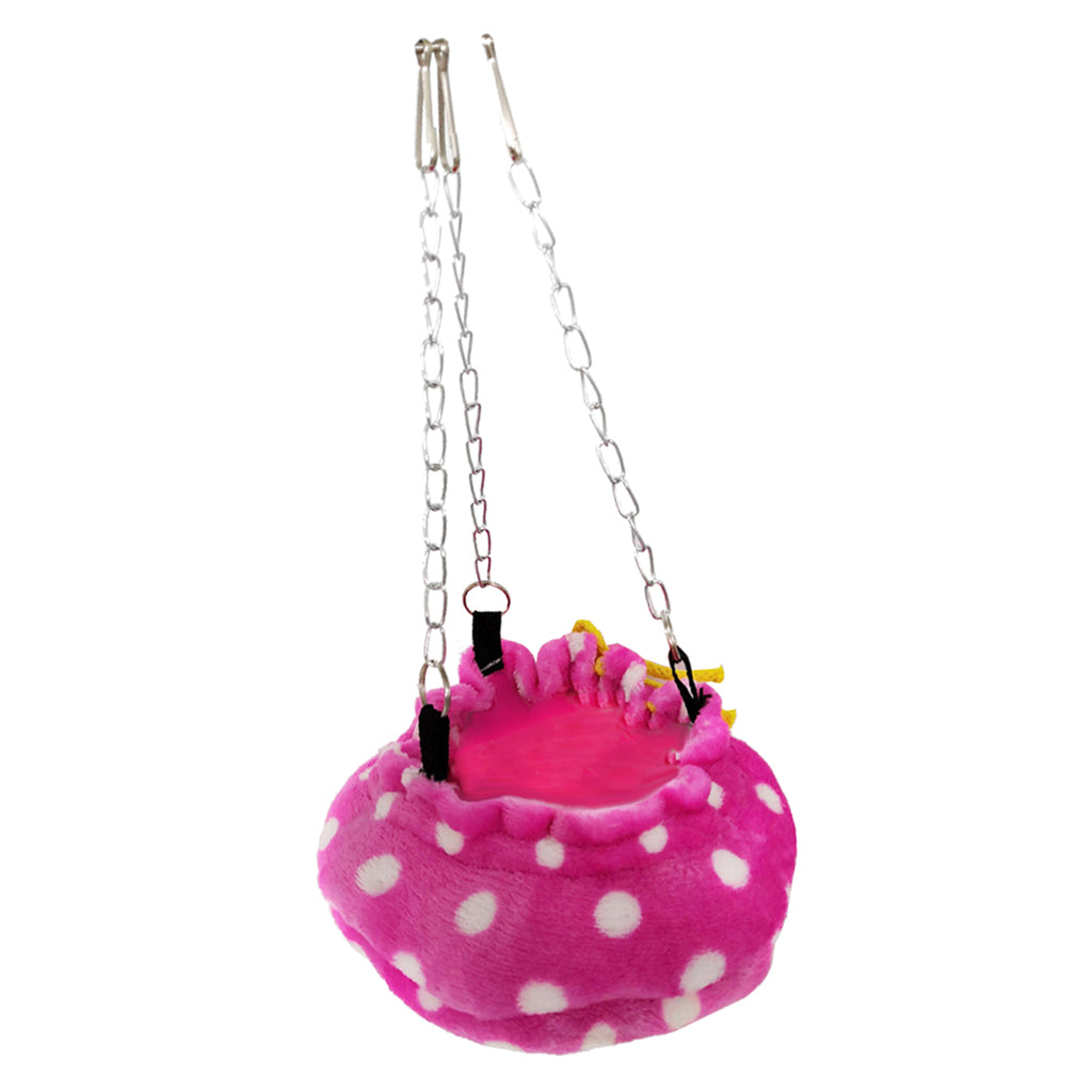 Soft Small Animal Hamster Cage Hanging Hammock For Small Pet Mice Rat Pink