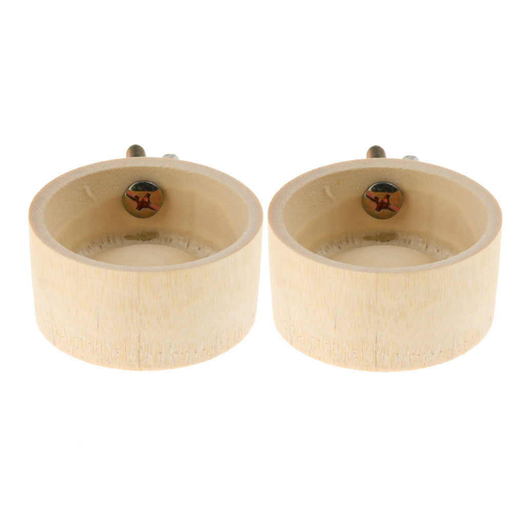 2 Pcs Small Animals Bamboo Water Feeder for Hamster Chinchillas Guinea Pig