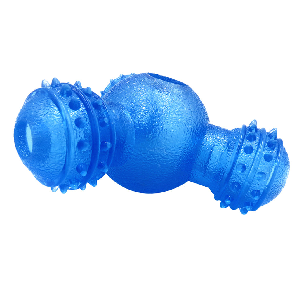 Dog Puppy Food Leaking Ball Toys Pet IQ Treat Ball Interactive Dog Toy Blue