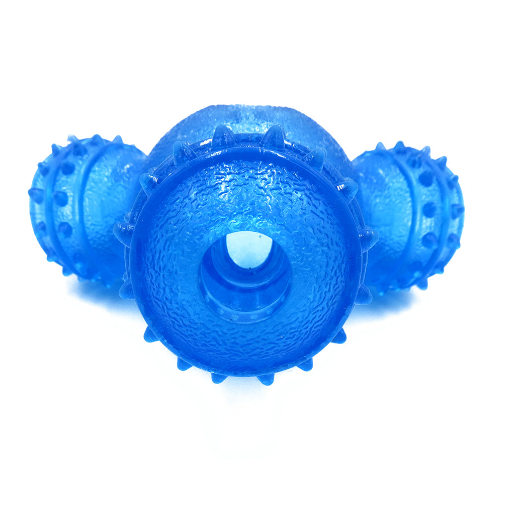 Dog Puppy Food Leaking Ball Toys Pet IQ Treat Ball Interactive Dog Toy Blue