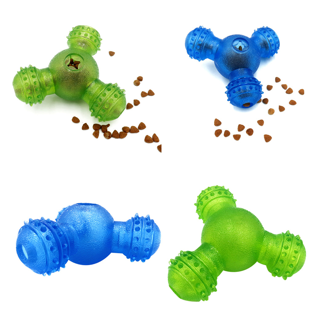 Dog Puppy Food Leaking Ball Toys Pet IQ Treat Ball Interactive Dog Toy Green