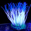 1 Pc Fluorescent Artificial Sea Anemone Coral Aquarium Tank Landscape Green