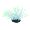 1 Pc Fluorescent Artificial Sea Anemone Coral Aquarium Tank Landscape Green