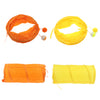 1 Pc Pet Cat Kitty Collapsible Tunnel Toy Cat Pop Up Tunnel Tent Toy Yellow