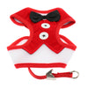 Cute Comfort Dog Vest Harness Leash Dog Outdoor Walking Vest  Red L