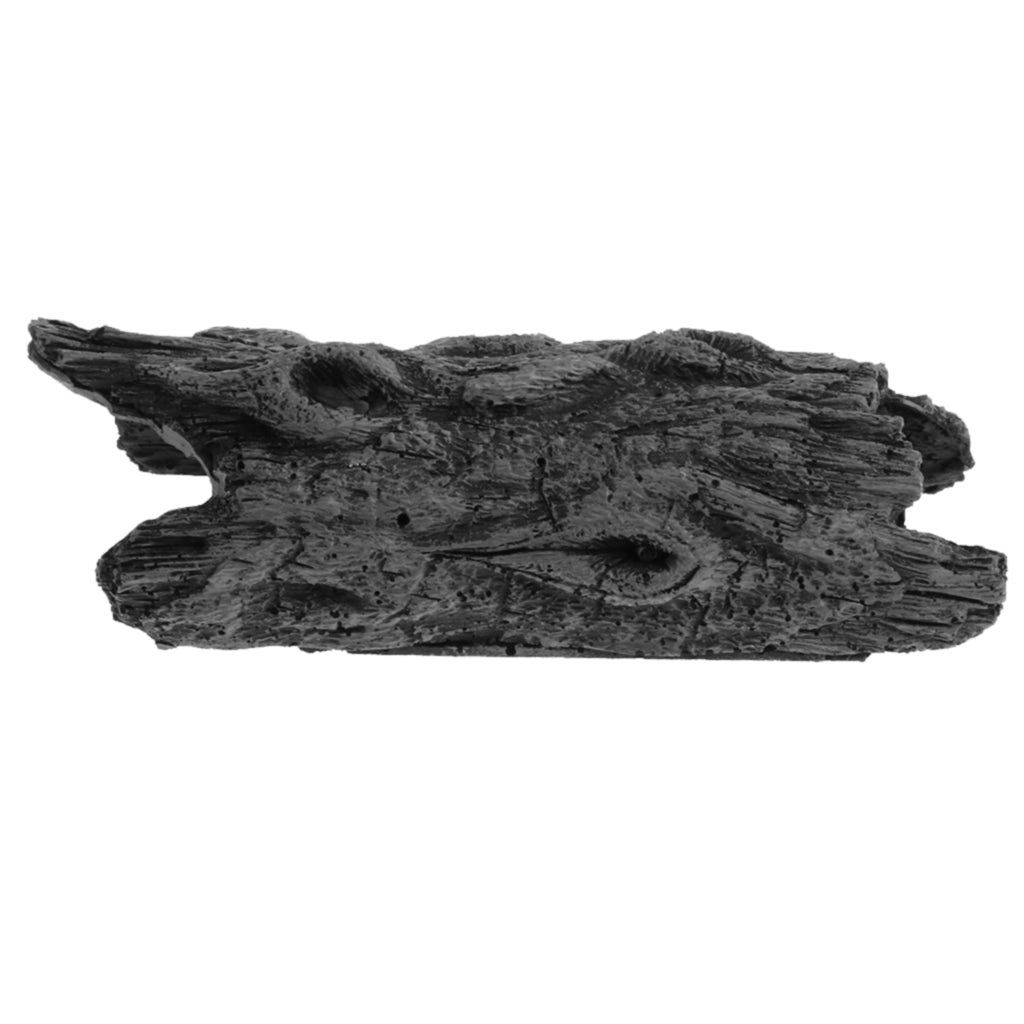 Reptile Hide Cave Tree Shell Decor Aquarium Turtle Basking Platform Ornament