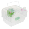 Portable Pet Hamster Cage Guinea Pig Gerbils Mice House with Heel Green