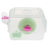 Portable Pet Hamster Cage Guinea Pig Gerbils Mice House with Heel Green