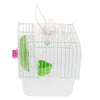 Portable Pet Hamster Cage Guinea Pig Gerbils Mice House with Heel Green