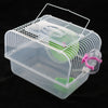 Portable Pet Hamster Cage Guinea Pig Gerbils Mice House with Heel Green