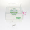 Portable Pet Hamster Cage Guinea Pig Gerbils Mice House with Heel Green