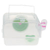 Portable Pet Hamster Cage Guinea Pig Gerbils Mice House with Heel Green