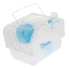 Portable Pet Hamster Cage Guinea Pig Gerbils Mice House with Heel Blue