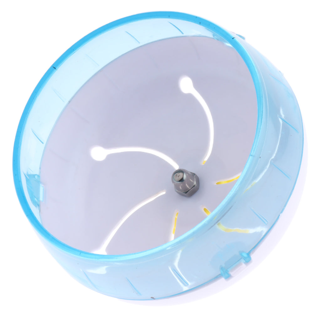 Hamster Mouse Rat Exercise Toys Plastic Silent Running Spinner Wheel Blue