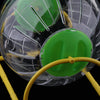 1 Pc Hamster Breathable Bracket Running Exercise Ball Toy with Stand Green