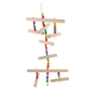 Pet Bird Climbing Ladder  Parrot Stand Hanging Toy Bird Chew Toy for Parrot