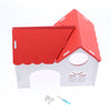 1 Pc Hamster Hedgehog Guinea Pig Wooden Villa Small Animals Wood House Red