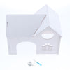 1 Pc Hamster Hedgehog Guinea Pig Wooden Villa Small Animals Wood House White