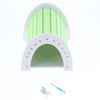 Hamster House Hideout Hideaway Exercise Toys for Rat Small Animal  green