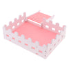 1 Pc Small Pet Hamster Hedgehog Parrot Wooden Ladder Platform Fence Pink