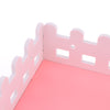 1 Pc Small Pet Hamster Hedgehog Parrot Wooden Ladder Platform Fence Pink