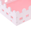 1 Pc Small Pet Hamster Hedgehog Parrot Wooden Ladder Platform Fence Pink