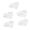 5 pcs Aquarium Fish Tank Partition Clip Breeding Separator Suction Cup Clips