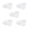 5 pcs Aquarium Fish Tank Partition Clip Breeding Separator Suction Cup Clips