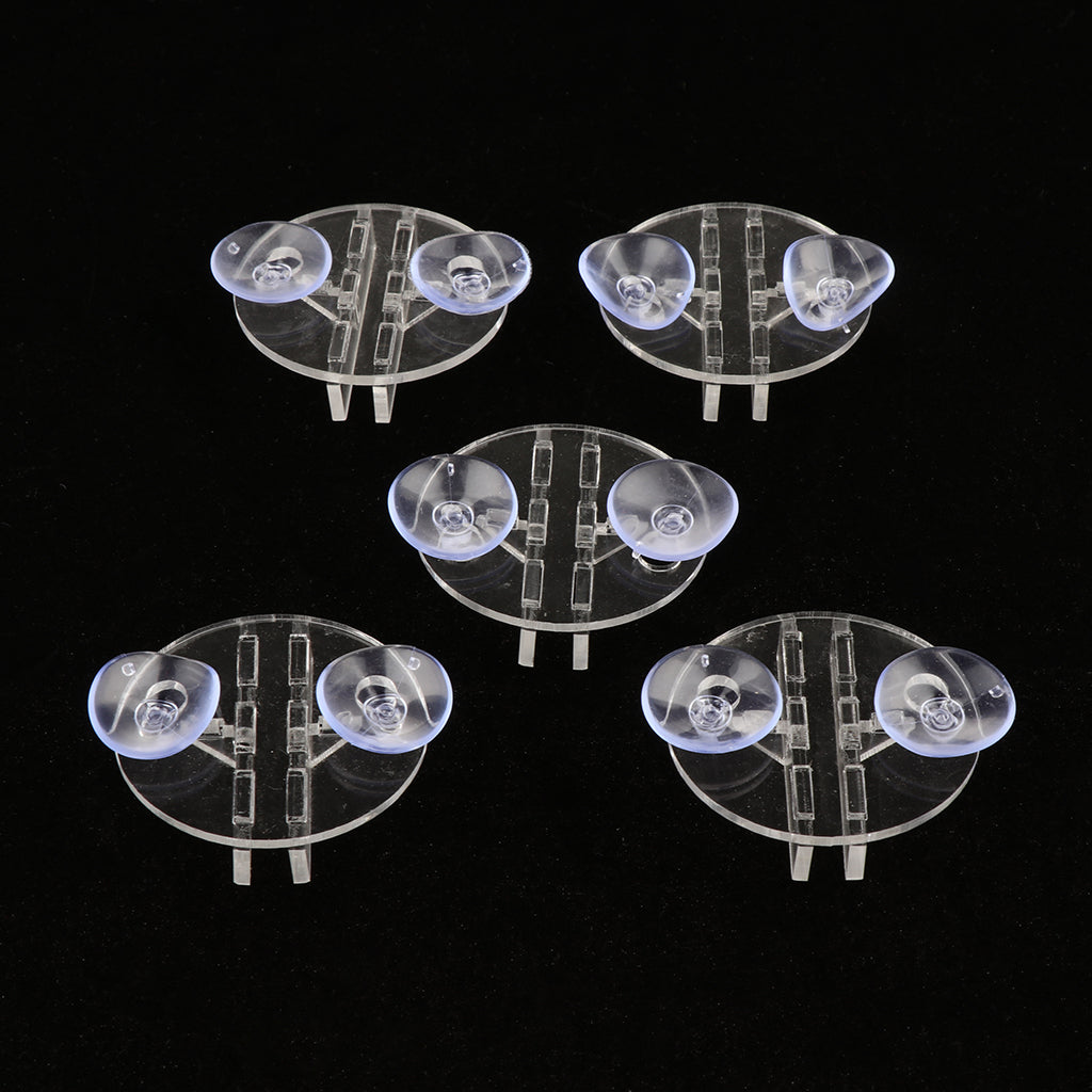 5 pcs Aquarium Fish Tank Partition Clip Breeding Separator Suction Cup Clips