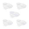 5 pcs Aquarium Fish Tank Partition Clip Breeding Separator Suction Cup Clips