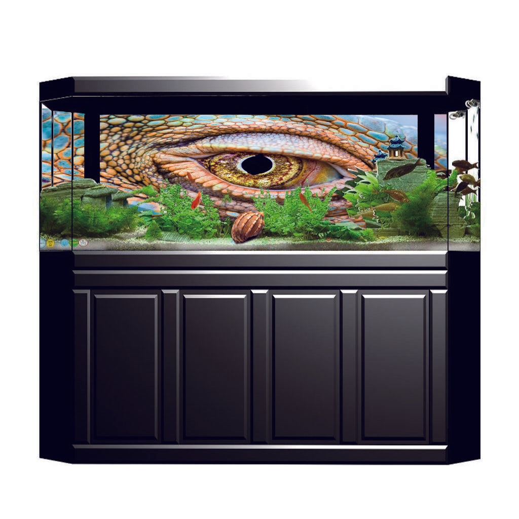 Aquarium Background Eye Style Poster Fish Tank Wallpaper Decoration XS