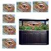 Aquarium Background Eye Style Poster Fish Tank Wallpaper Decoration XS