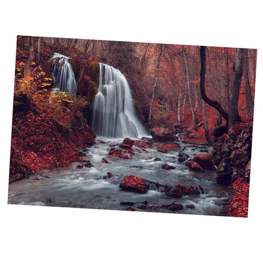 Aquarium Background Poster Fish Tank Mountains And Rivers Decor 122x46cm