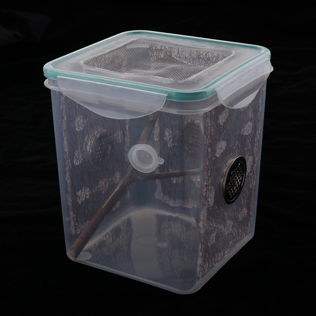 Reptile Spider Breeding Box Container Case Feeding Hatching Tank  3