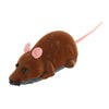 Electric Running Moving Mouse Rat Cat Kitten Interactive Toy  Brown