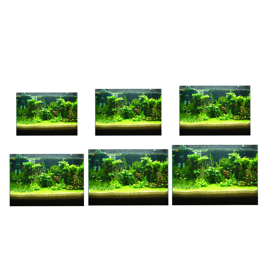 One Side Aquarium Background Poster Decoration Wallpaper Sticker  61x30cm