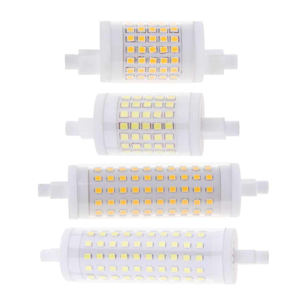 R7S PC Super Bright Corn LED Light Bulb for Home Street Lamp Warm White 10W