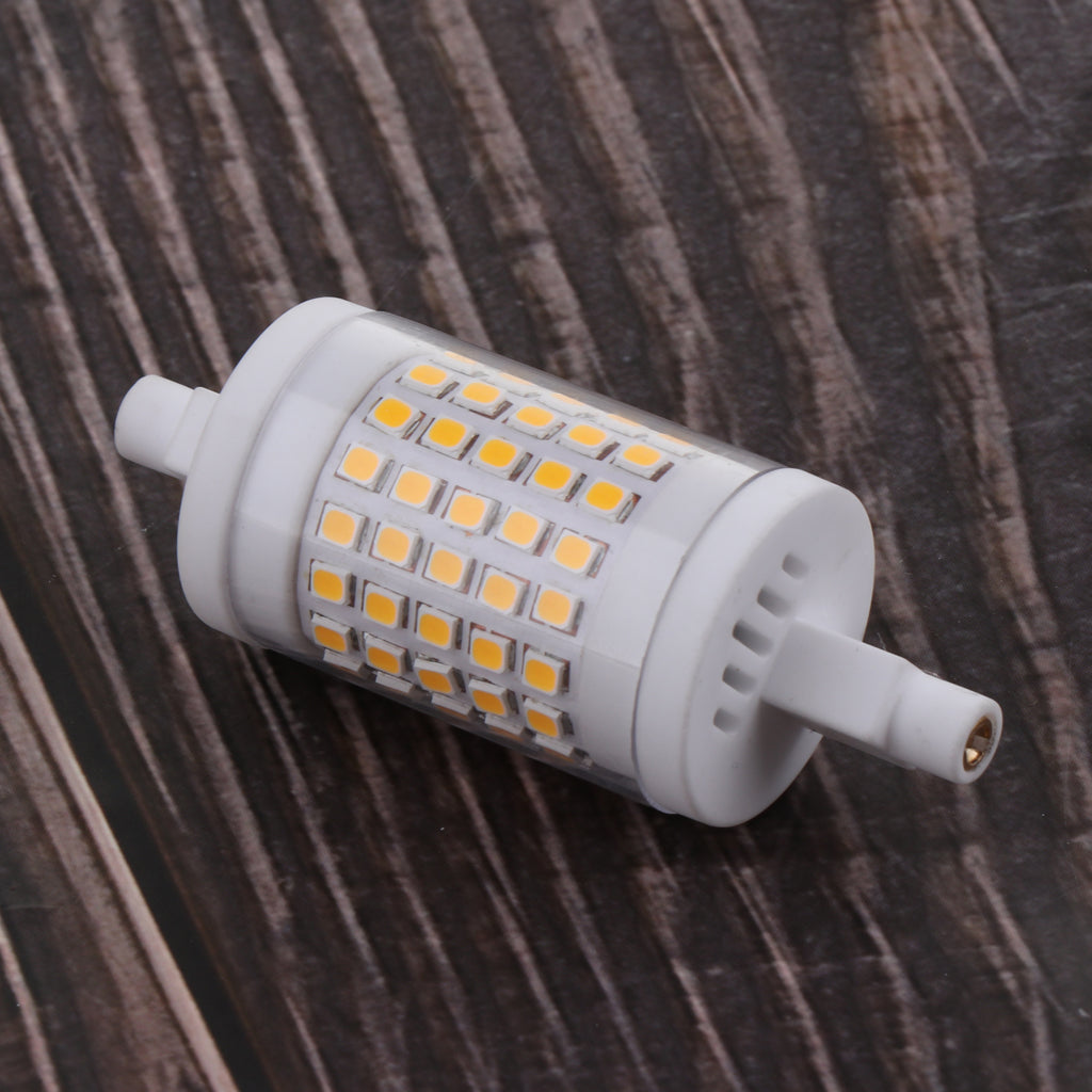 R7S PC Super Bright Corn LED Light Bulb for Home Street Lamp Warm White 10W