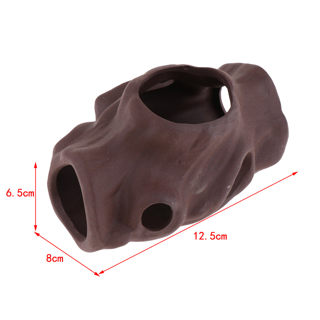 Aquarium Decoration Clay Pot for Fish  Reproduction Tank Ornaments ZS317