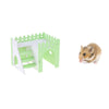 Hamster Hideout Hamster House Cabin Cages Wooden Villa Hut Play Toy Green