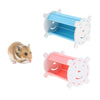 Small Animals Hamster Gerbil Colorful Tunnel House Nest Rest Bedroom Blue