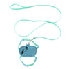 Small Animals Adjustable Harness Walking Lead Leash Chest Strap Blue