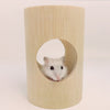 2x Hamsters Nest Activity Tunnel Bamboo House for Rat Mice Gerbils Toys