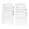 10 Pcs Zipped Fish Tank Filter Material Mesh Bag Isolation Bag 15x20cm White