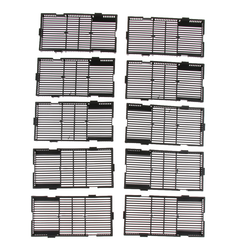 10 Pcs Under Sand Gravel Filter Undergravel Filteration Plate for Fish Tank